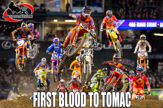 A multi-time AMA supercross champion, Colorado’s Eli Tomac (KTM No.3) set himself up for another top season with victory at round one for 2026.