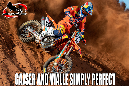 Perfect performances from both Gajser and Vialle in Italy