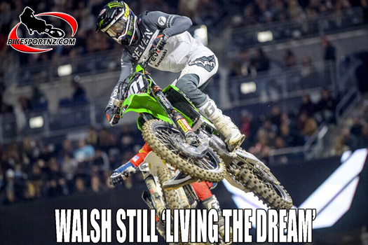 NZ rider Dylan Walsh battling in world's toughest supercross contest