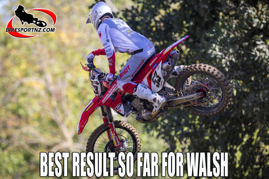 Best MXGP result so far for NZ rider Walsh