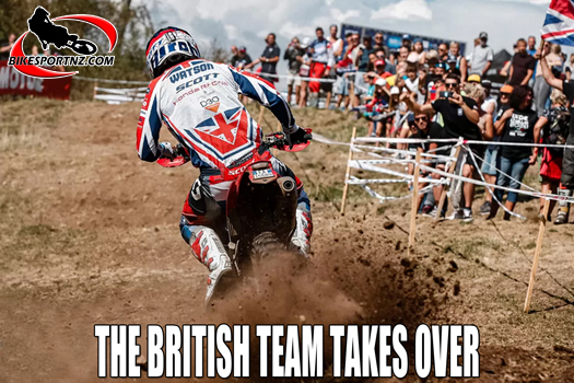 Team NZ on the way up at ISDE in France