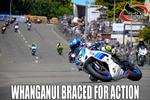 The public streets of Whanganui will light up on Boxing Day, just as illustrated in this photo from any earlier edition of racing on the world famous Cemetery Circuit. Photo by Andy McGechan, BikesportNZ.com