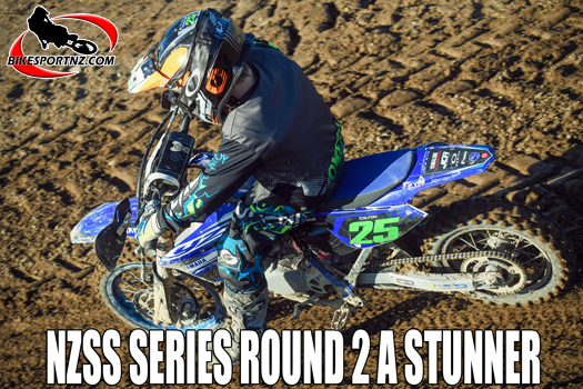 Taikorea’s Colton Whibley (Yamaha), winner of the mini grade at Marton at the weekend. Photo by Andy McGechan, BikesportNZ.com