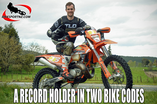 Jake Whitaker a record champion in two bike disciplines 