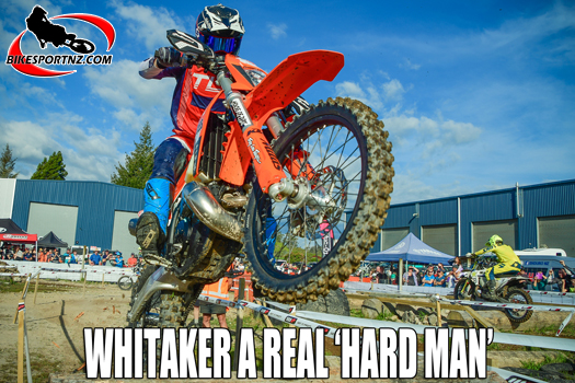 Wainuiomata’s Jake Whitaker (KTM 300EXC), on his way to winning the prologue to the big annual Husqvarna Hard Adventure Enduro near Tokoroa over Labour Weekend. Photo by Andy McGechan, BikesportNZ.com