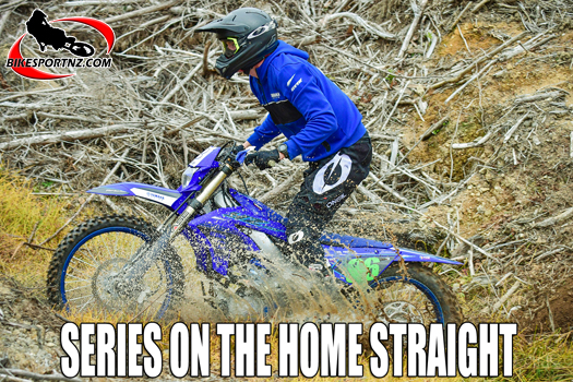 Taupo’s Wil Yeoman (Yamaha), running third overall in the domestic series after four of five rounds and now heading to Spain to compete for New Zealand. Photo by Andy McGechan, BikesportNZ.com